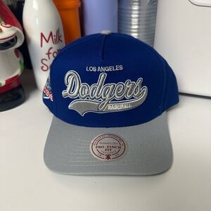 Los Angeles Dodgers Mitchell & Ness Pro Pinch Fit Snap Back Hat New